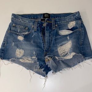 BDG Urban Outfitters medium wash, medium rise size 26 jean shorts.